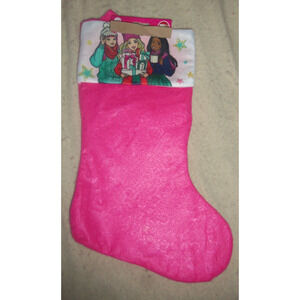 2024 Barbie with 2 Friends 16" Christmas Stocking Pink Felt RUZ